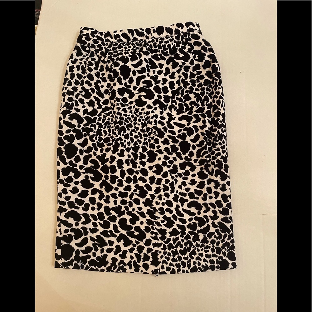 Ricki Freeman for Teri Jon Black and White Leopard